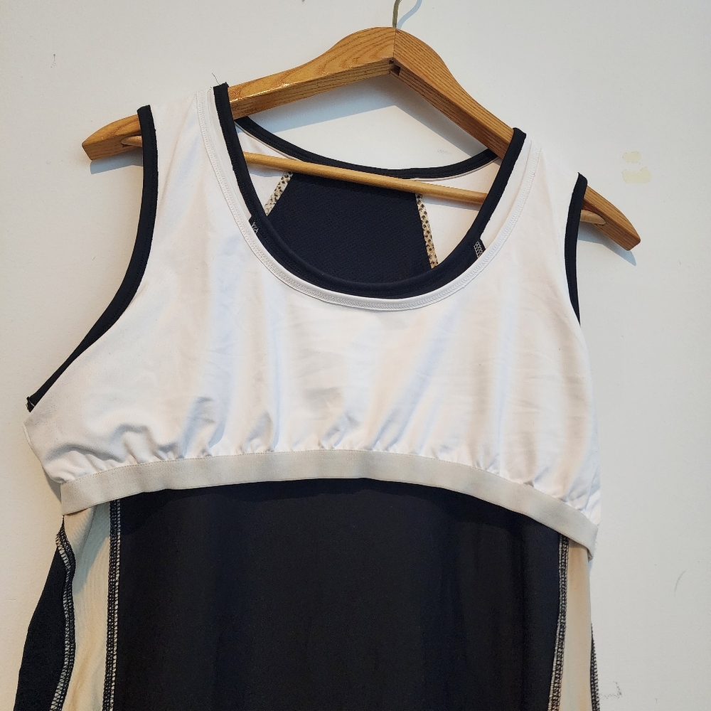 Tail Athletic Tech Mini Dress Size XL Golf Tennis Sleeveless Black Pickleball - Picture 8 of 11